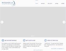 Tablet Screenshot of massage2u.com.au
